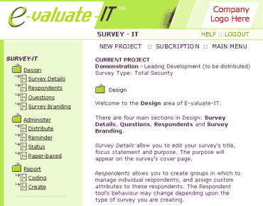 Begin Survey Design